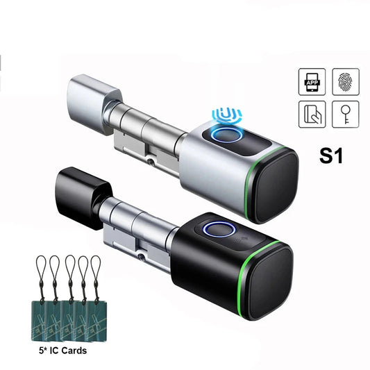 Smart Door Lock – Fingerprint, App, IC Card Unlock