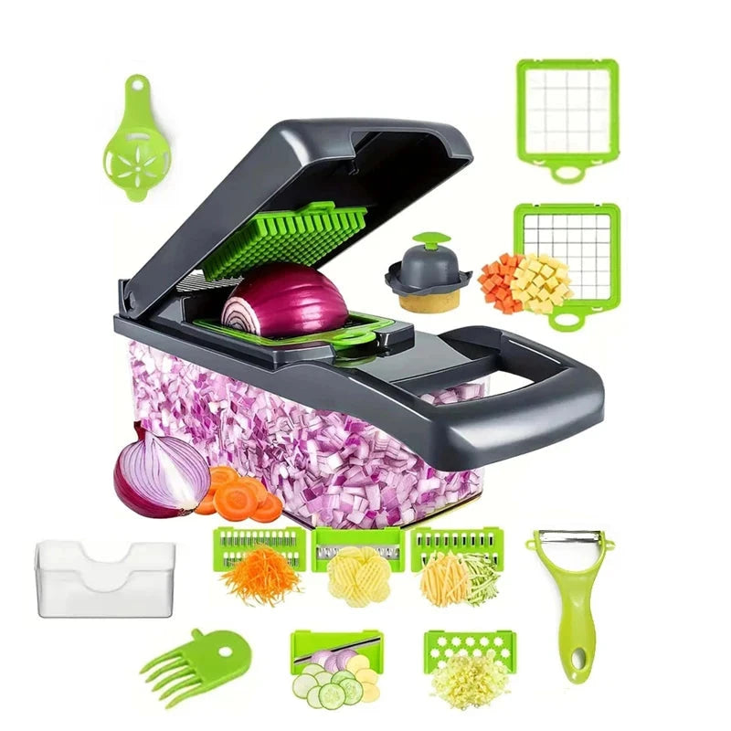 14-in-1 Multifunctional Vegetable Chopper & Slicer