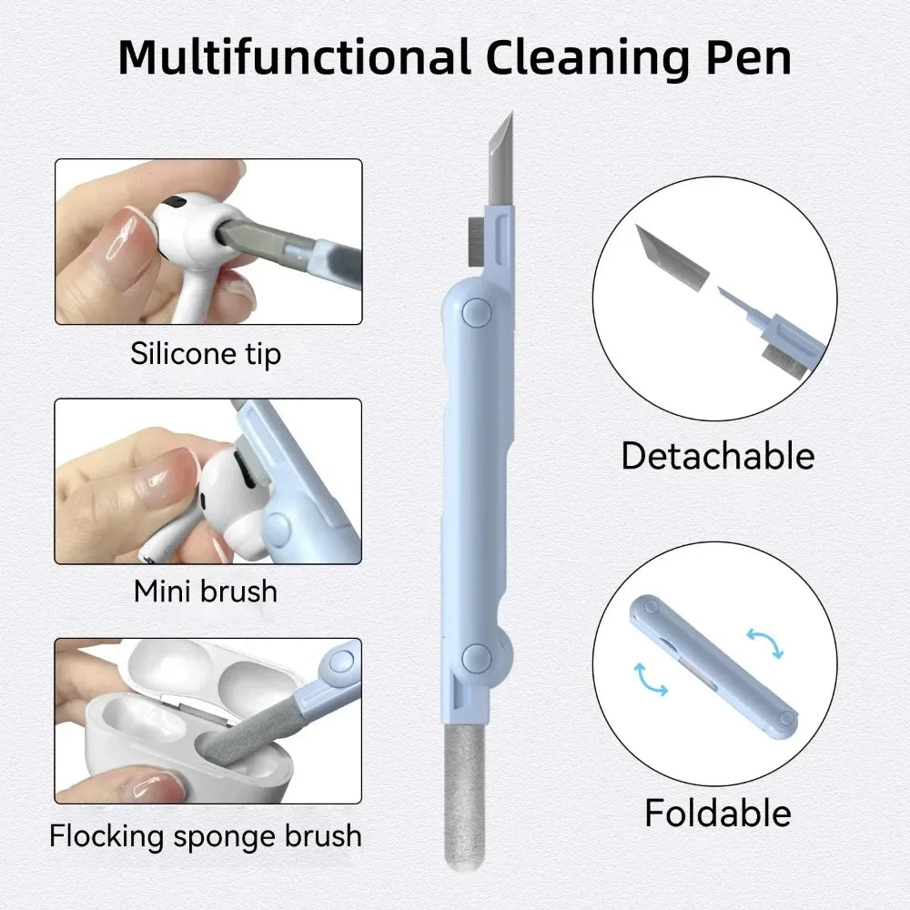 3-in-1 Portable Headset Cleaning Pen