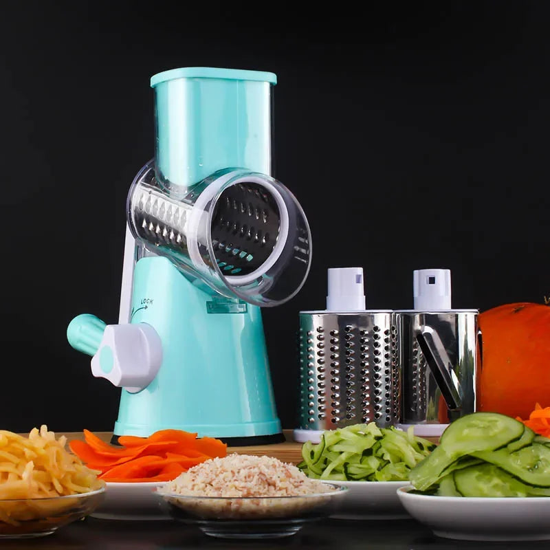 3-in-1 Manual Vegetable Slicer & Grater