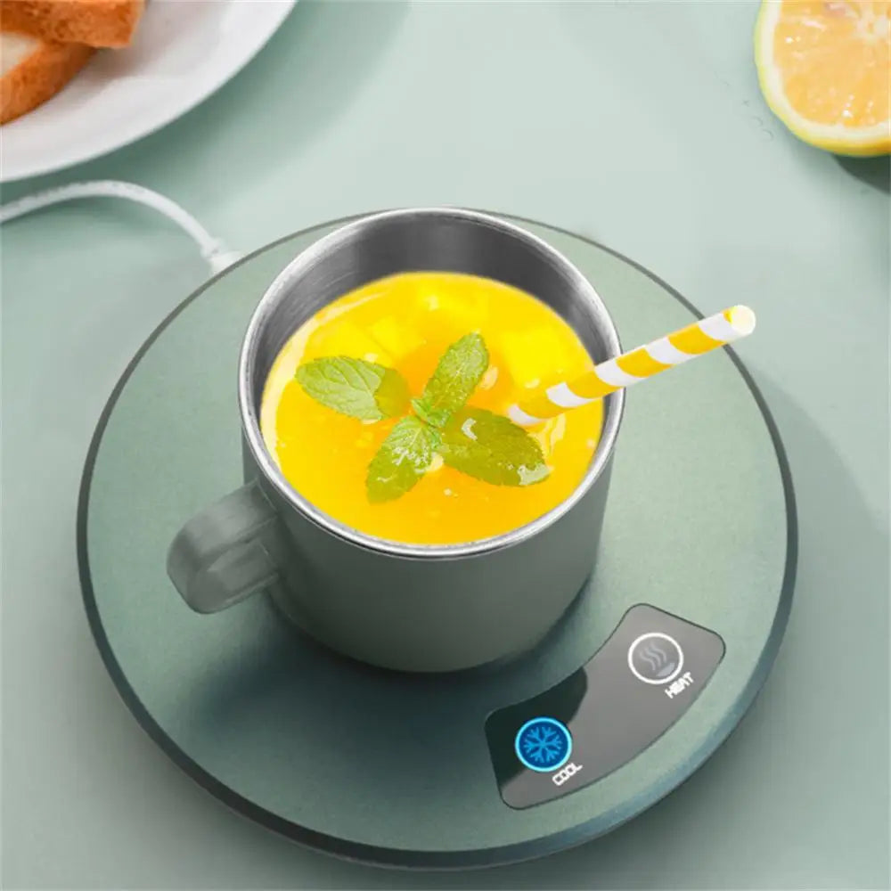 2-in-1 Smart Cooling & Heating USB Cup Coaster