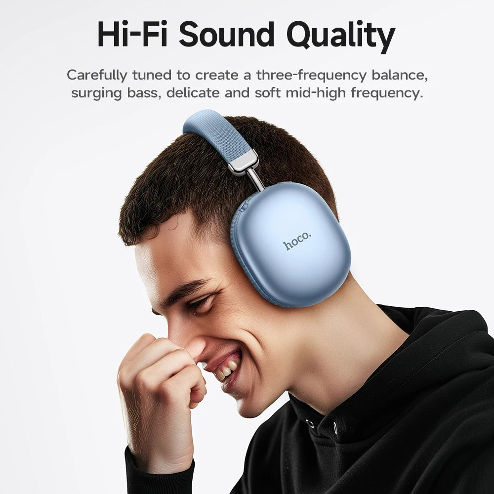 Wireless HiFi Music Headphone – 42mm Coil Speaker