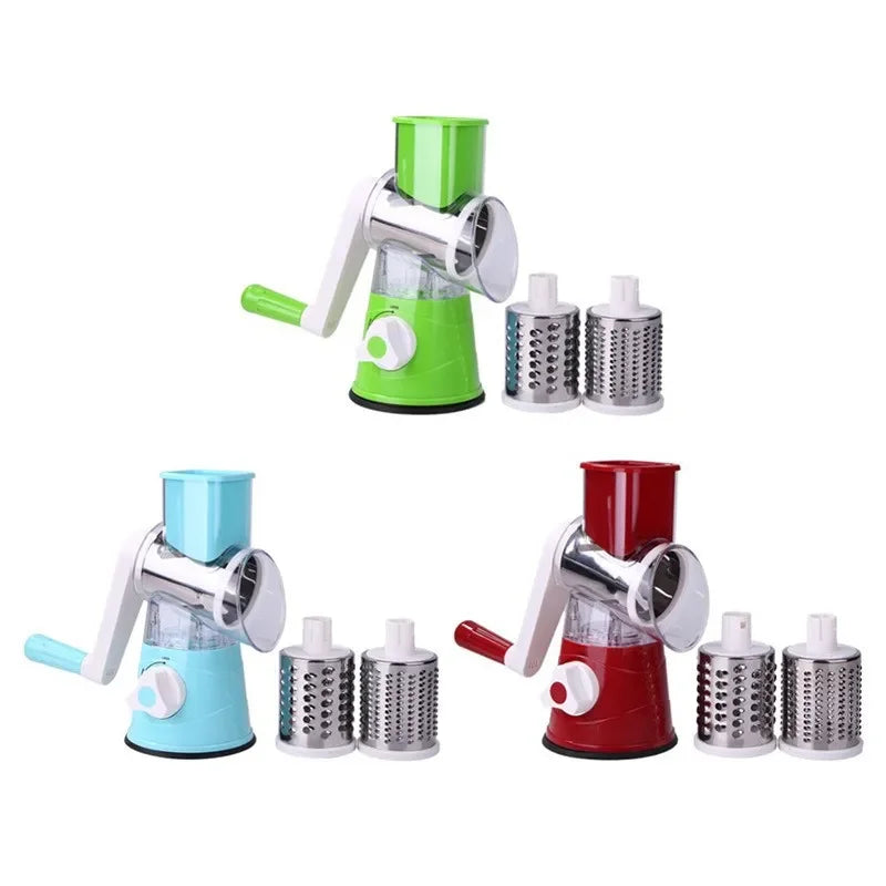 3-in-1 Manual Vegetable Slicer & Grater