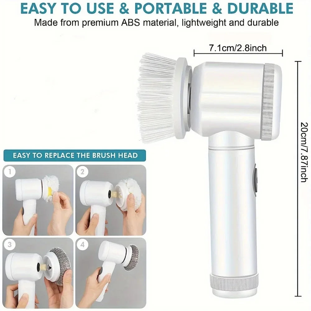 5-in-1 Electric Magic Cleaning Brush